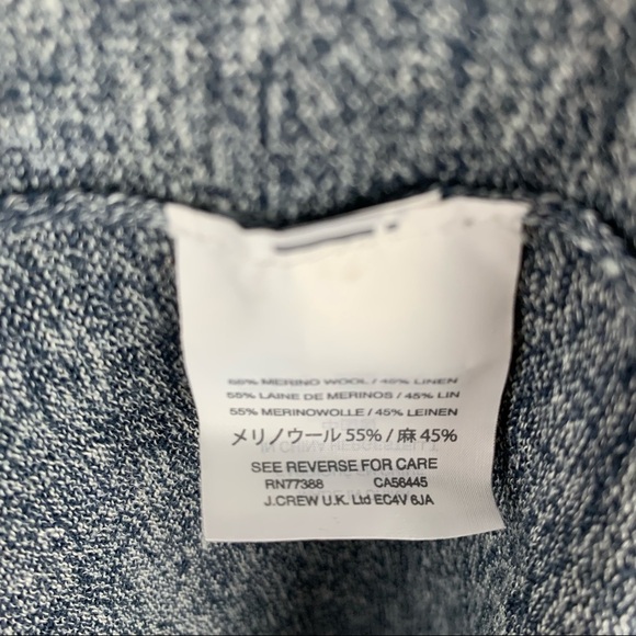 J Crew Merino Wool Linen Blend Sweater - Picture 5 of 12